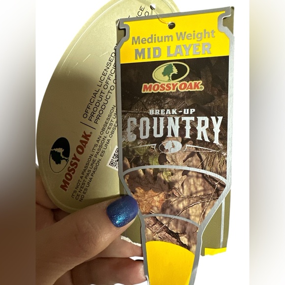 Mossy Oak Mid Weight 3M Thinsulate Layering Camoflage Hunting Jacket size L NWT - Picture 5 of 6